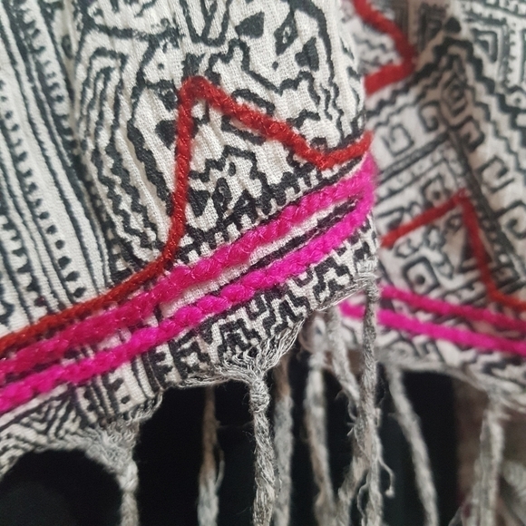 Billabong Kimono Swim Cover Up With Fringe - Picture 4 of 12